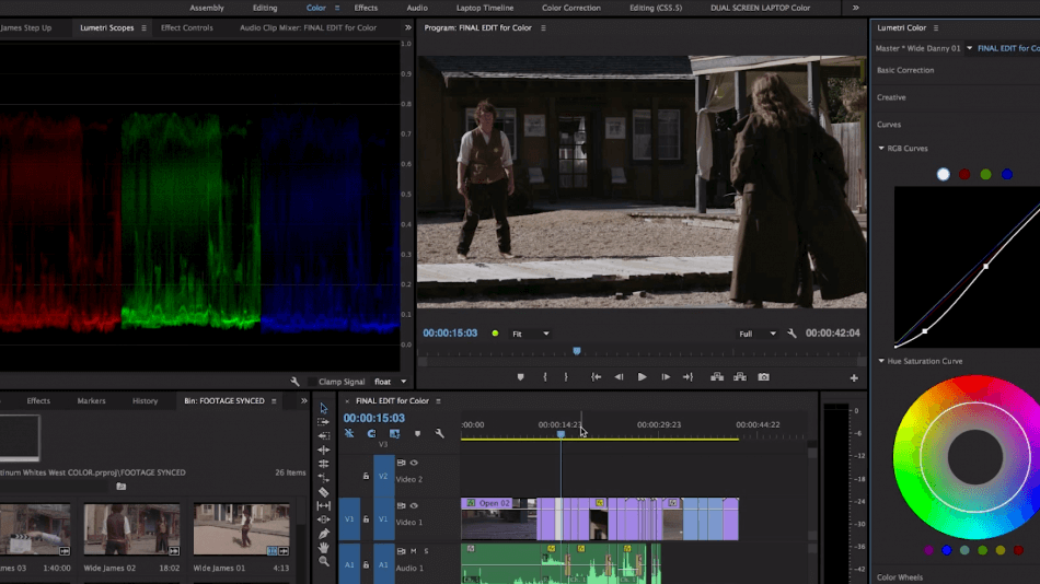 Adobe Premiere Pro lumetri color color correction